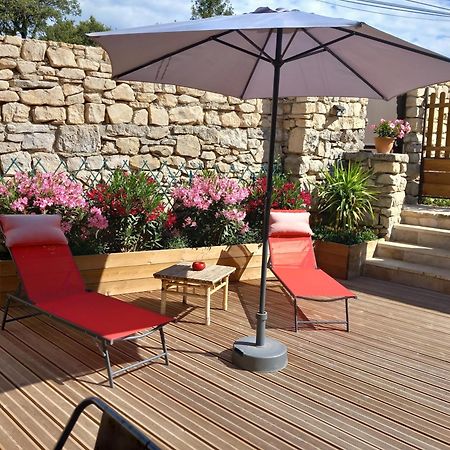 Chez Daniele Chambre Avec Jacuzzi Et Terrasse Privee Murs  Eksteriør bilde