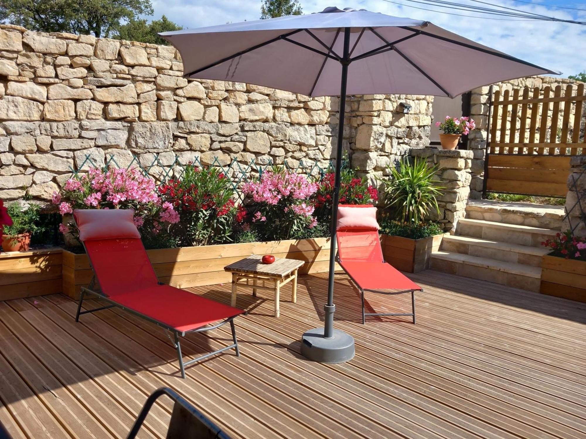 Chez Daniele Chambre Avec Jacuzzi Et Terrasse Privee Murs  Eksteriør bilde